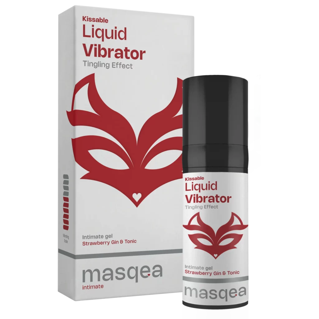 Masqea Kissable Liquid Vibrator – Gel Íntimo Beijável